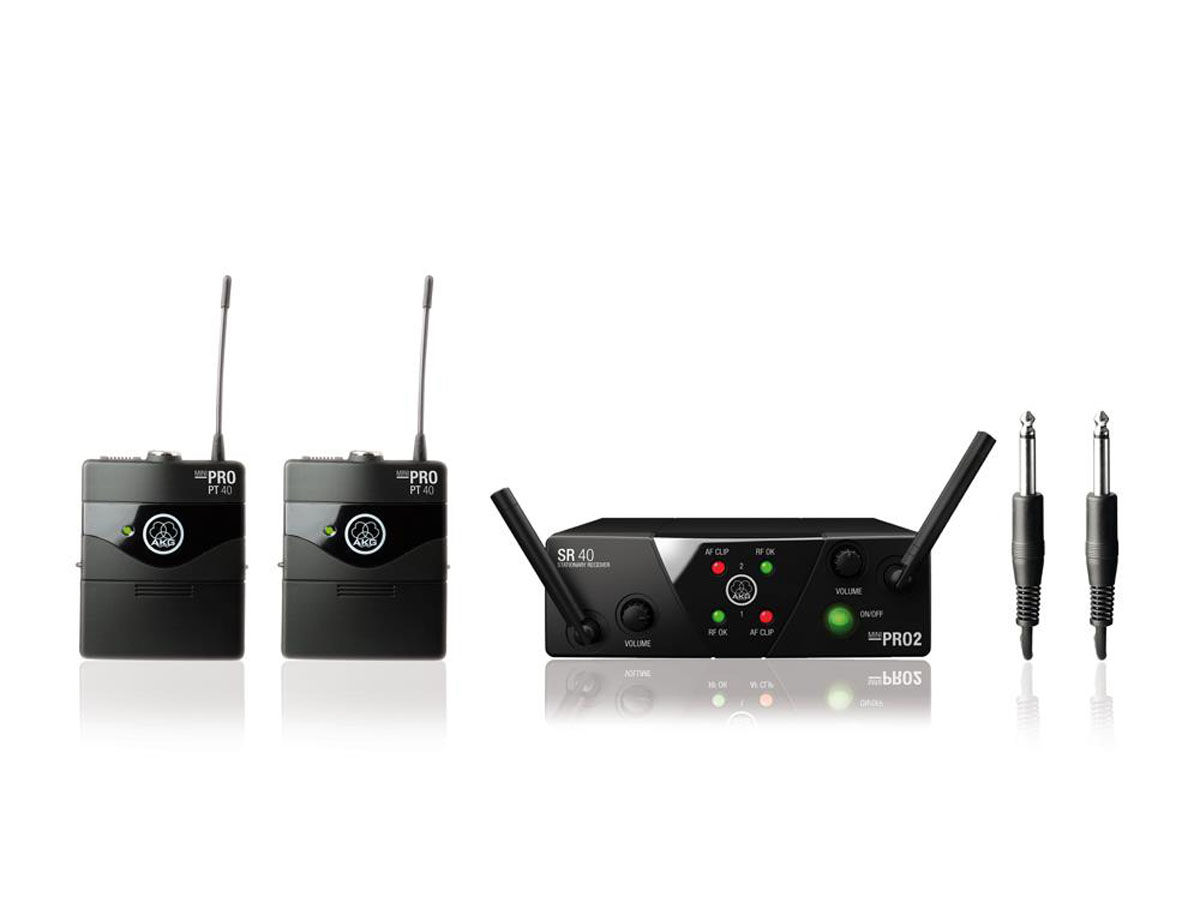 AKG WMS40 MINI Dual Instrumental Set | ISM2/3