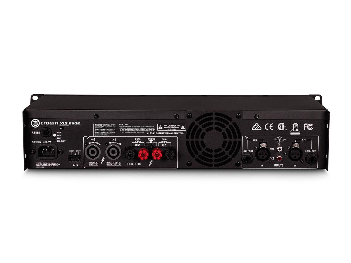 Crown XLS2502 | DSP 2 x 775 W @ 4ohm - 2