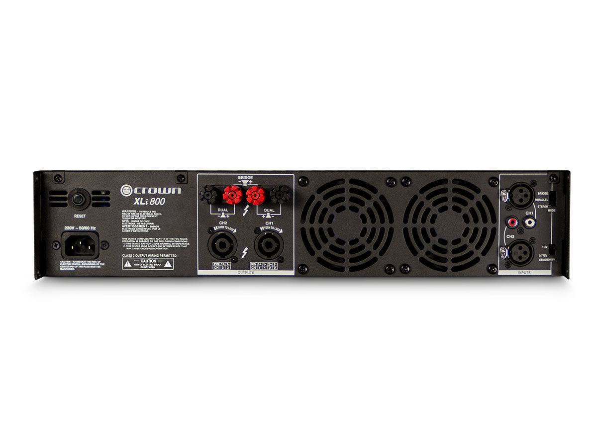 Crown XLI800 | slutsteg 2 x 300 W @ 4ohm - 2