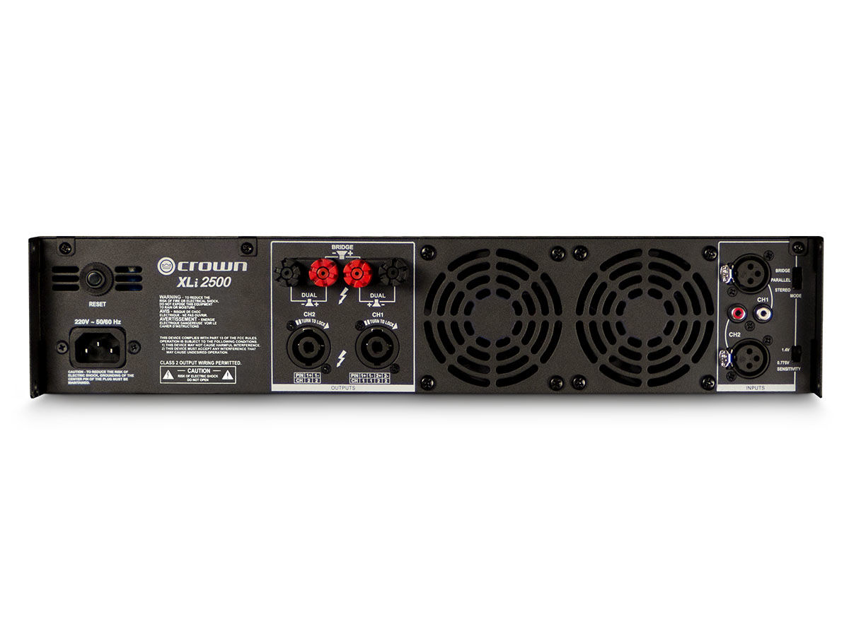 Crown XLI2500 | slutsteg 2 x 750 W @ 4ohm - 2
