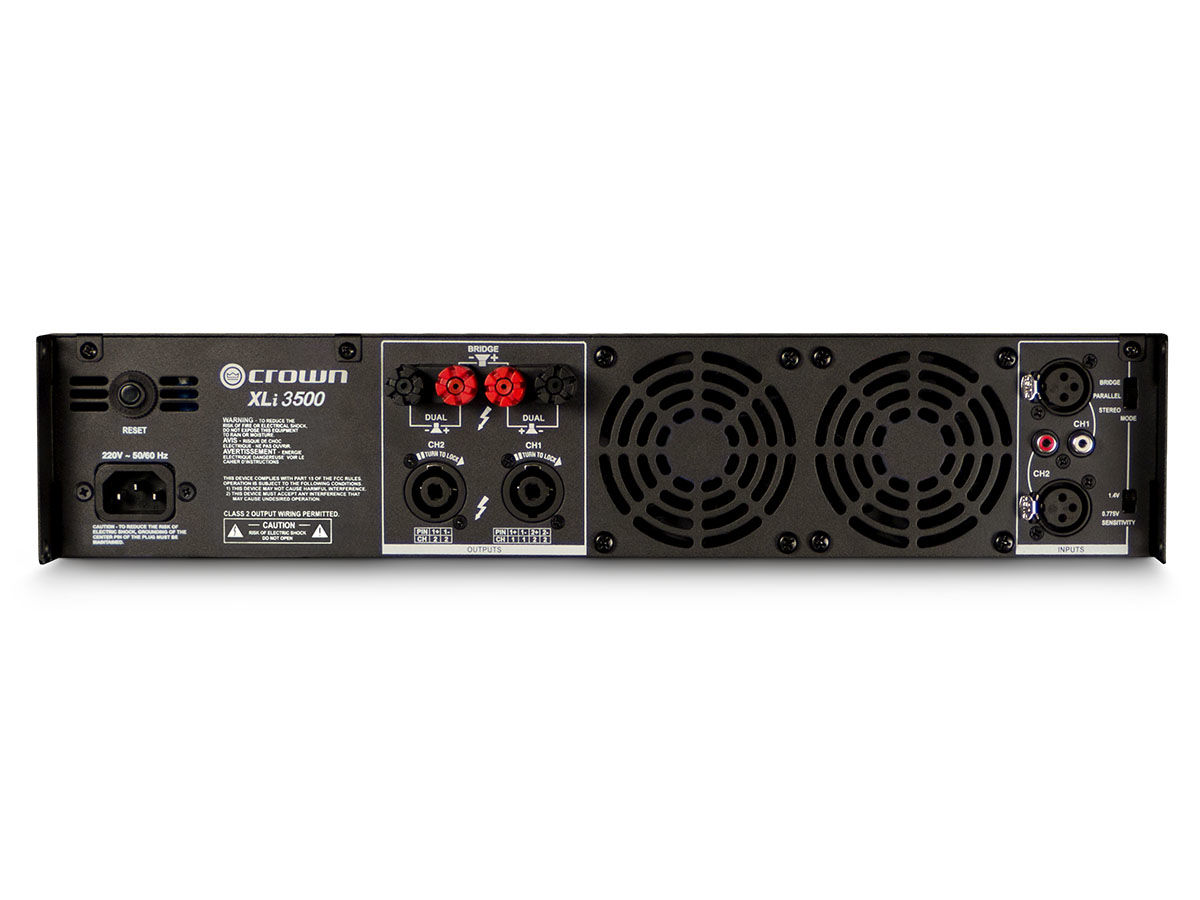 Crown XLI3500 | 2 x 1350 W @ 4ohm - 2