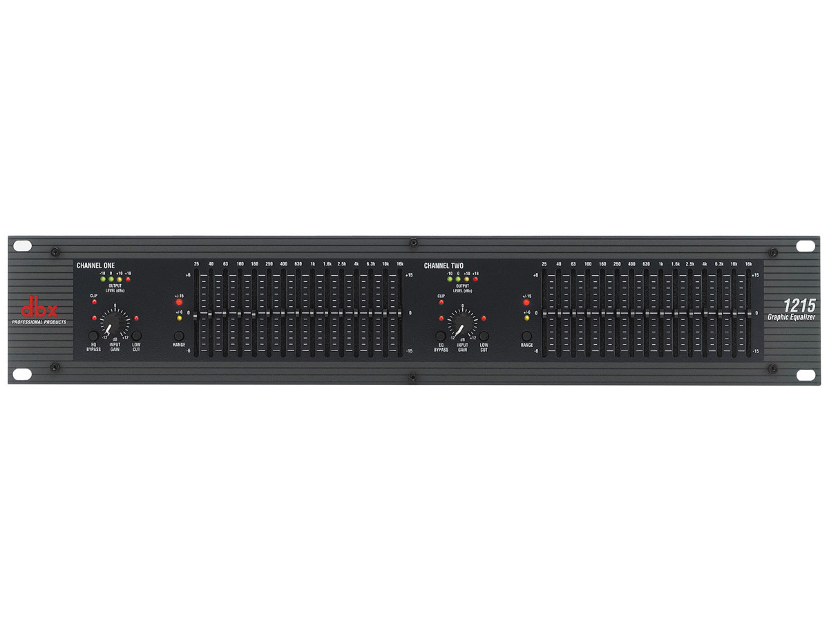 DBX 1215 | Double 15-band graphic equalizer