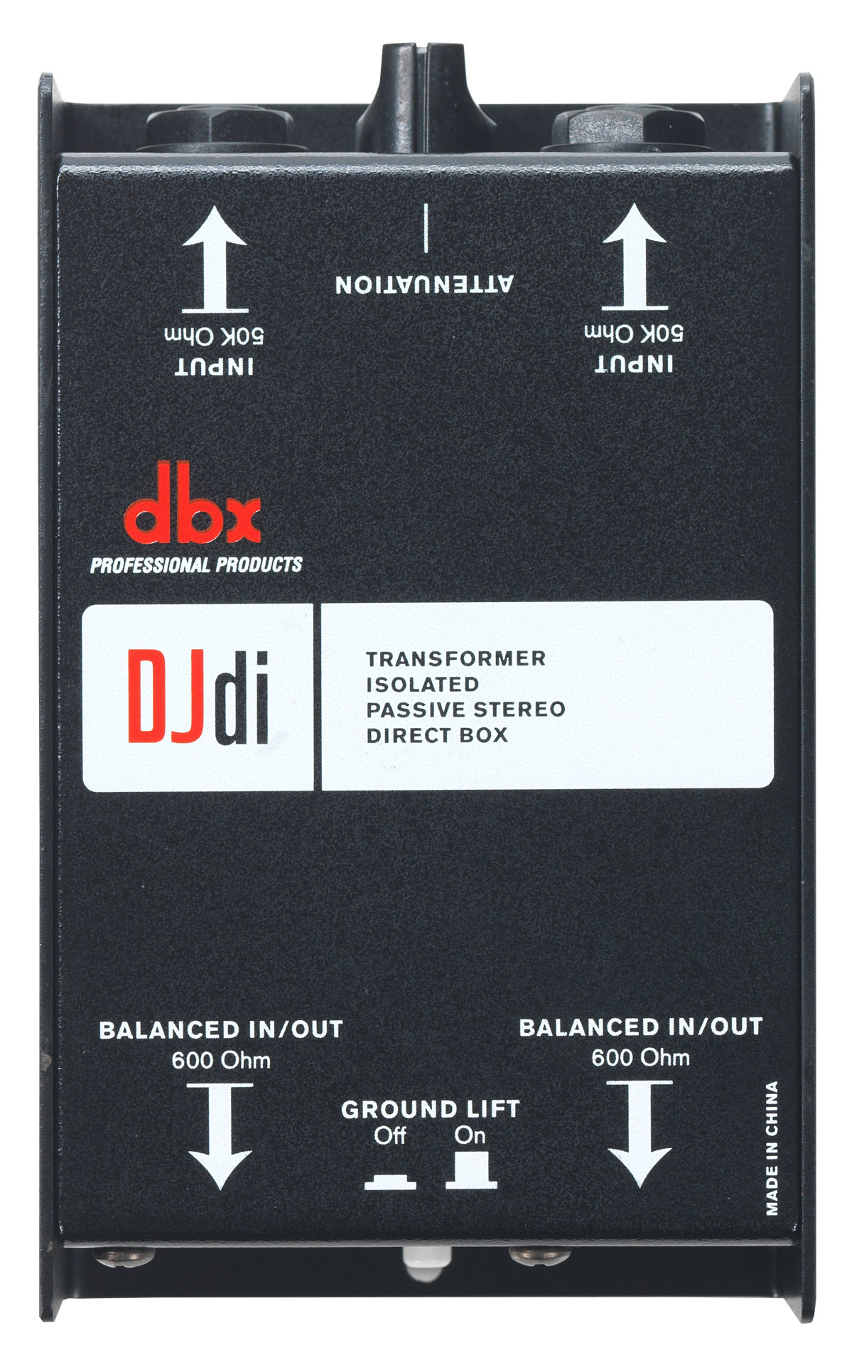 DBX DJDI | 2-channel passive DI box