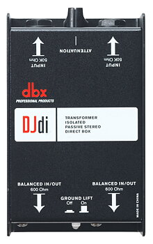 DBX DJDI | 2-kanals passiv DI-box