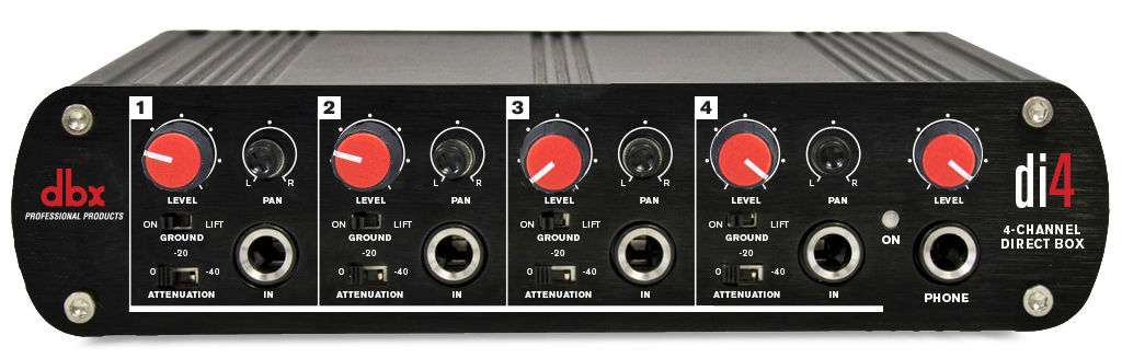 DBX DI-4 | Active DI box