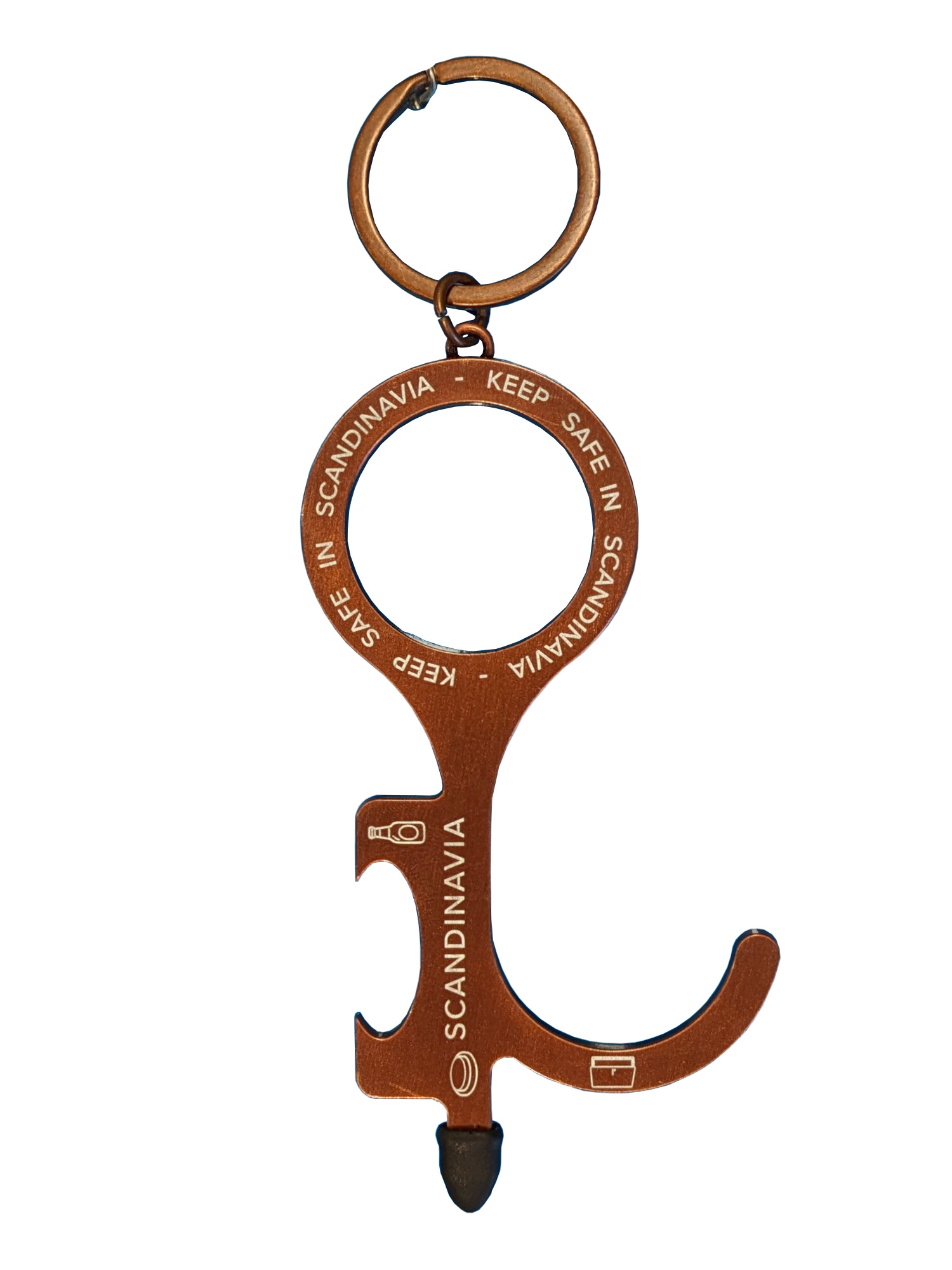 Nyckelring Metall Safety 24st/fp