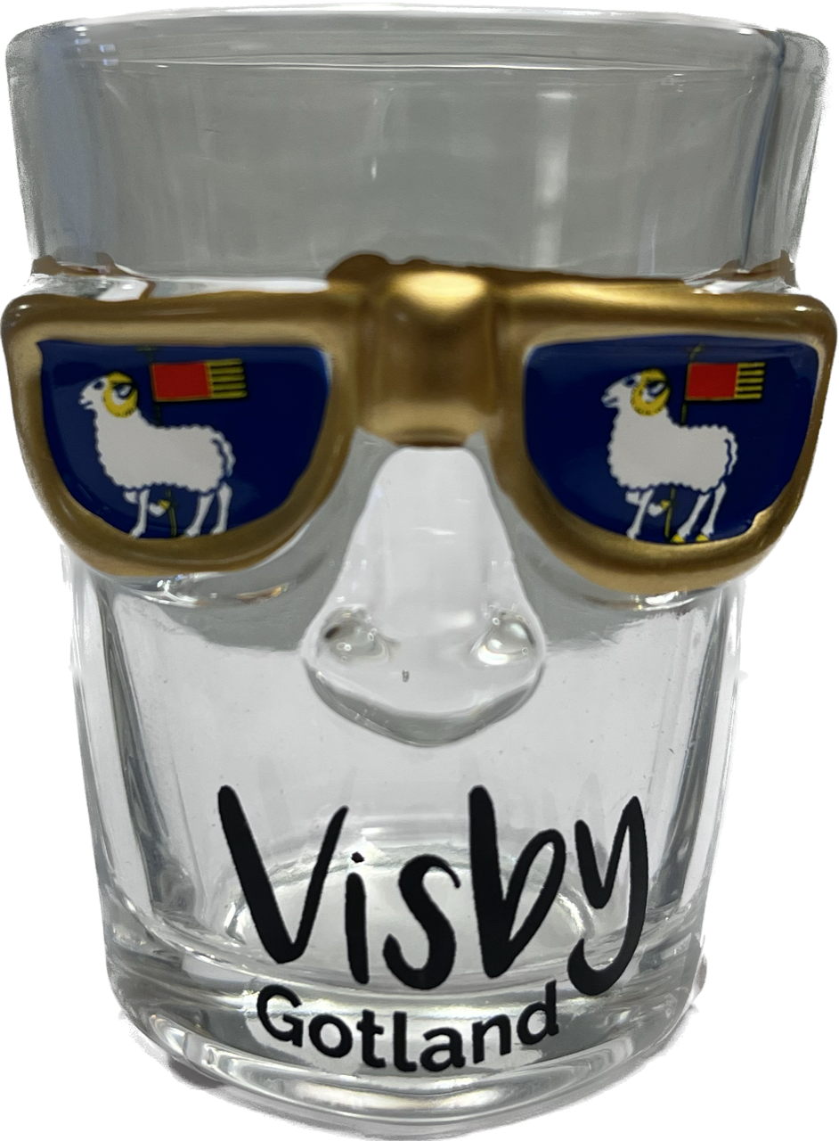 Shotglas Gotland/Visby Solglasögon 12st/fp