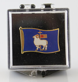 Pin Gotlandsflagga 20st/fp