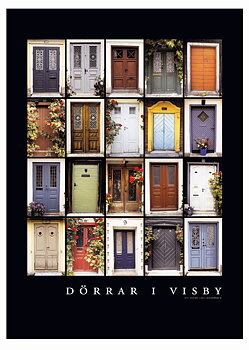 Poster Dörrar i Visby 5st/fp 