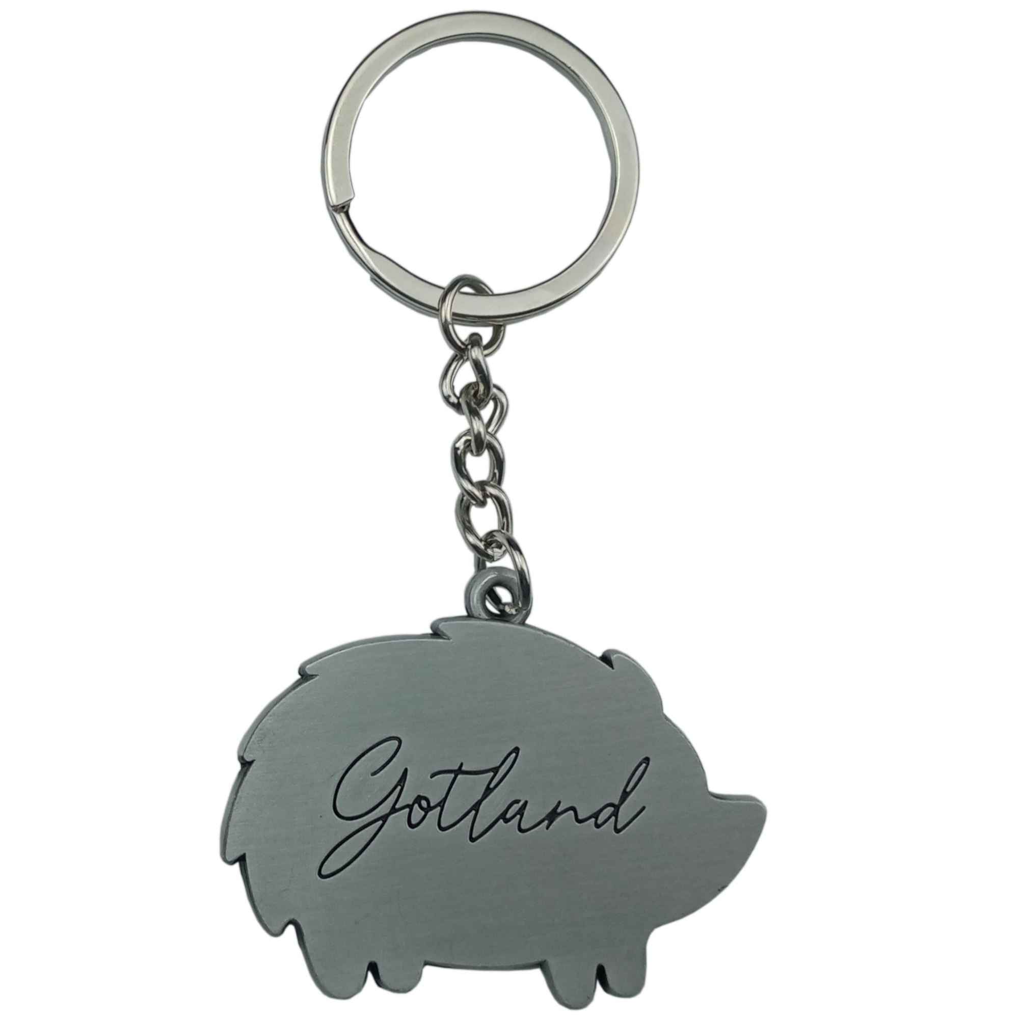 Nyckelring Kotte Siluett Silver Metall 12st/fp - 2