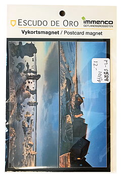 Vykortsmagnet m. Gotlandsmotiv 10st/fp 