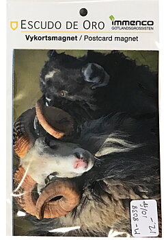 Vykortsmagnet m. Gotlandsmotiv 10st/fp