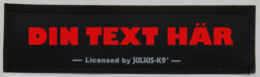  Egen text- Kardborredekaler tilll Julius-K9 sele och halsband - 29