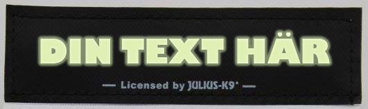  Egen text- Kardborredekaler tilll Julius-K9 sele och halsband - 31