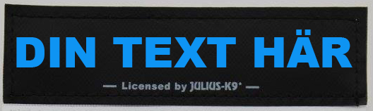  Egen text- Kardborredekaler tilll Julius-K9 sele och halsband - 68