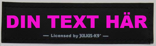  Egen text- Kardborredekaler tilll Julius-K9 sele och halsband - 66