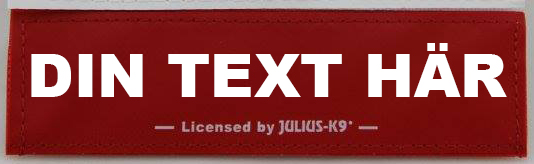  Egen text- Kardborredekaler tilll Julius-K9 sele och halsband - 82