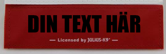  Egen text- Kardborredekaler tilll Julius-K9 sele och halsband - 5