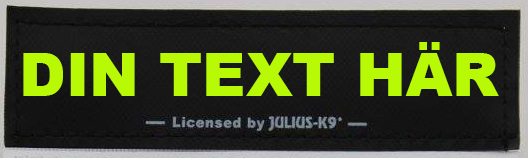  Egen text- Kardborredekaler tilll Julius-K9 sele och halsband - 71