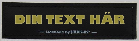 Egen text- Kardborredekaler tilll Julius-K9 sele och halsband - 26