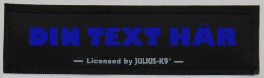  Egen text- Kardborredekaler tilll Julius-K9 sele och halsband - 30