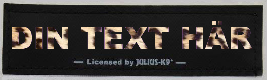  Egen text- Kardborredekaler tilll Julius-K9 sele och halsband - 78