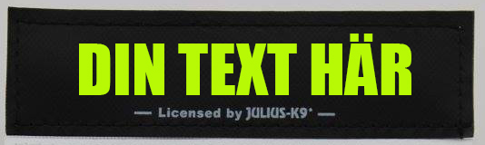  Egen text- Kardborredekaler tilll Julius-K9 sele och halsband - 15