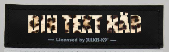 Egen text- Kardborredekaler tilll Julius-K9 sele och halsband - 21