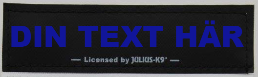  Egen text- Kardborredekaler tilll Julius-K9 sele och halsband - 74