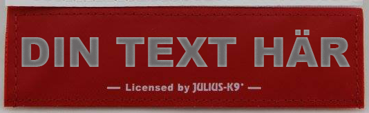  Egen text- Kardborredekaler tilll Julius-K9 sele och halsband - 84