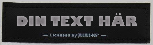  Egen text- Kardborredekaler tilll Julius-K9 sele och halsband - 23