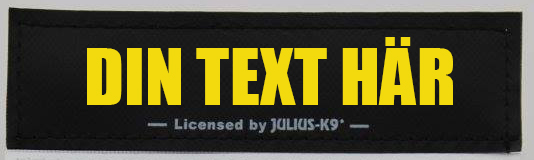  Egen text- Kardborredekaler tilll Julius-K9 sele och halsband - 13