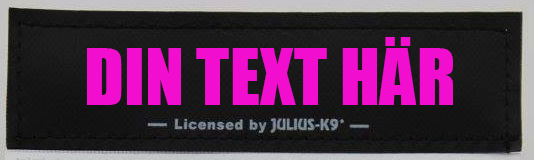  Egen text- Kardborredekaler tilll Julius-K9 sele och halsband - 4
