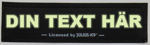  Egen text- Kardborredekaler tilll Julius-K9 sele och halsband - 76