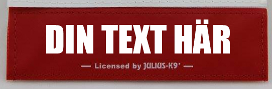  Egen text- Kardborredekaler tilll Julius-K9 sele och halsband - 6