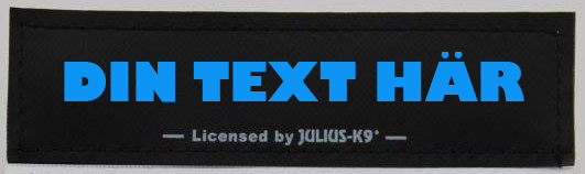 Egen text- Kardborredekaler tilll Julius-K9 sele och halsband - 24