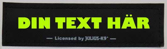  Egen text- Kardborredekaler tilll Julius-K9 sele och halsband - 27