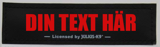  Egen text- Kardborredekaler tilll Julius-K9 sele och halsband - 17