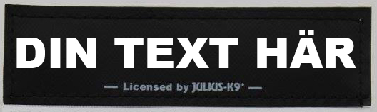  Egen text- Kardborredekaler tilll Julius-K9 sele och halsband - 80