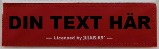  Egen text- Kardborredekaler tilll Julius-K9 sele och halsband - 83