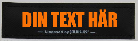  Egen text- Kardborredekaler tilll Julius-K9 sele och halsband - 16