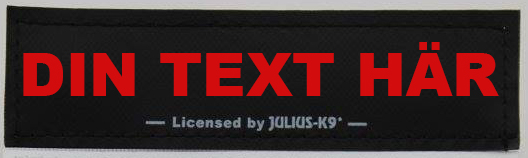  Egen text- Kardborredekaler tilll Julius-K9 sele och halsband - 73