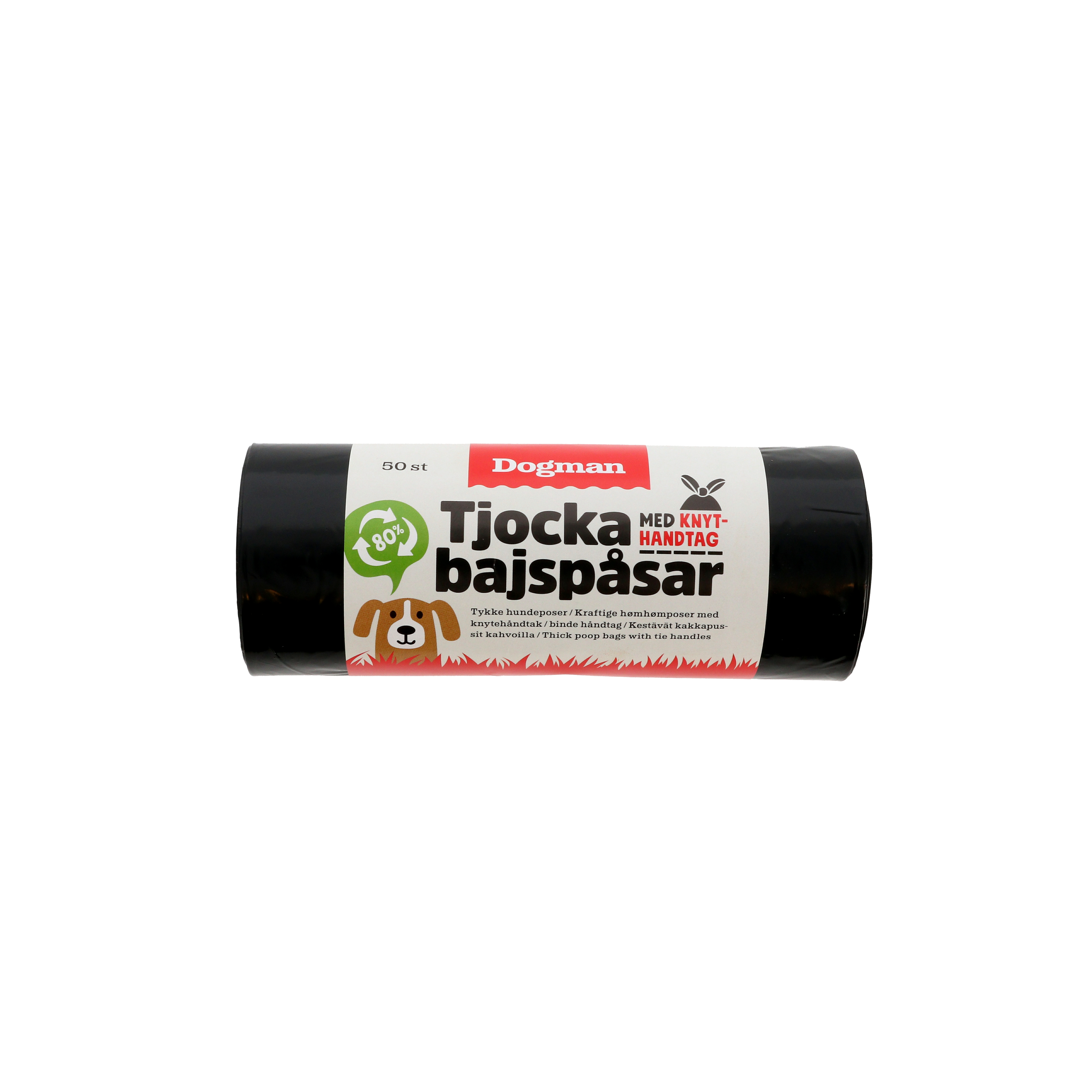 Dogman Tjocka Bajspåsar m. Knythandtag 50 st - 5