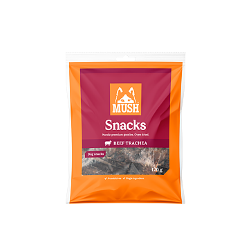 MUSH Snacks Nöt Luftstrupe 120 g