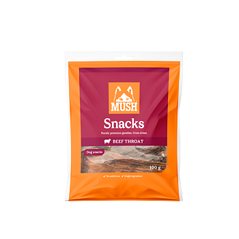 MUSH Snacks Nöt Matstrupe 100 g