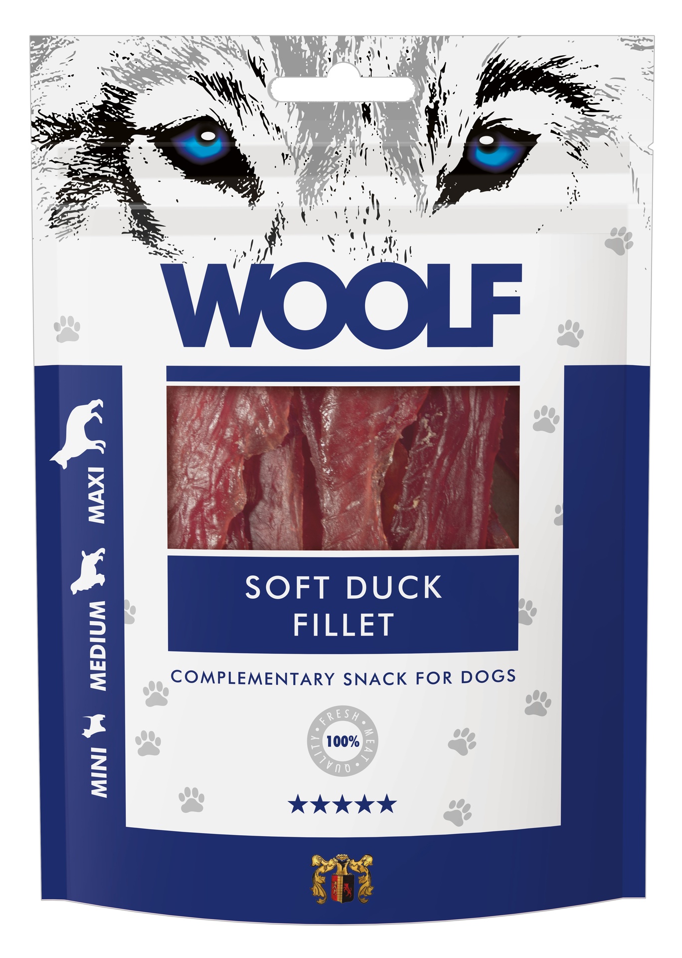WOOLF Soft Duck Fillet 100g – mjuk ankfilé