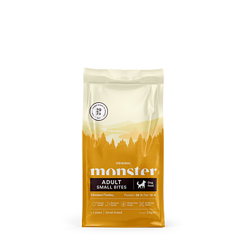Monster Dog Orig. Adult Chick/Turk Small bites 2 kg