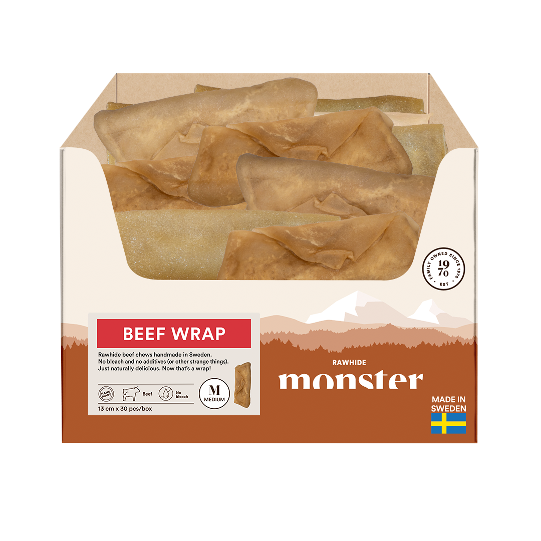 Monster Raw Beef Wrap Medium