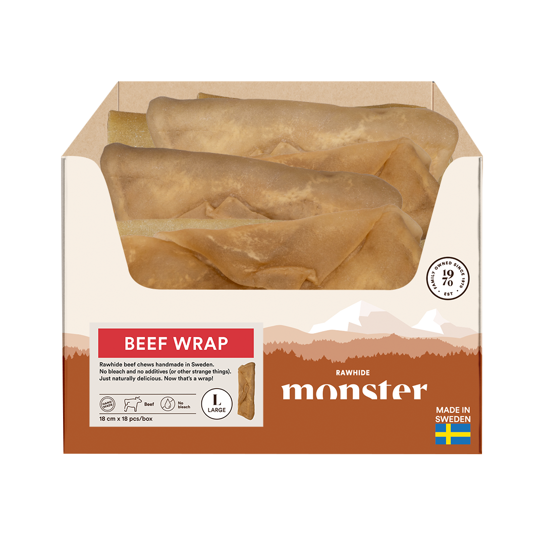 Monster Raw Beef Wrap Large