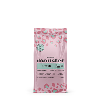 Monster Cat GF Kitten Turkey/Chick 2 kg